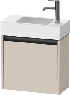 Duravit Waschtisch-Unterschrank Ketho.2 48,4x23,8cm, An re, Tau ma, 1 Tür, wandh