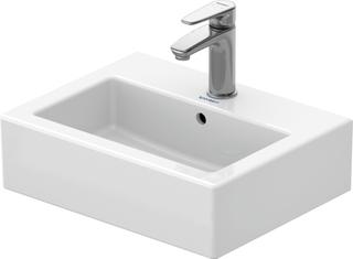 Duravit Möbel-Handwaschbecken Vero Med 45 x 35 cm, mit Hahnloch, Überlauf, Hahnlochbank