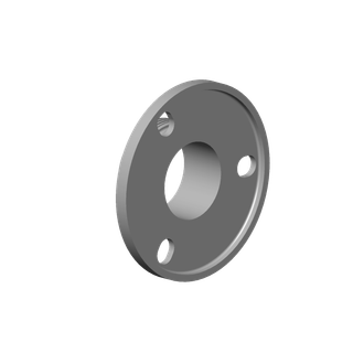 DO Flansch für Bodenanbindung ET 093011130 D 84 x 25 mm roh vernickelt