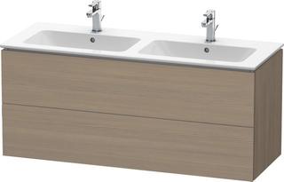 Duravit Waschtisch-Unterschrank L-Cube 129x48,1x55cm, 2 SBK, wd, E te, Aho mitt