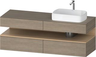 Duravit Waschtisch-Unterschrank Qatego 160x55x60cm, E Na/E te, Pl, B r, B