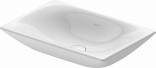 Duravit Aufsatz-Waschtisch Viu 60x41,5cm, geschli., o. HL, ÜL, HLB, we