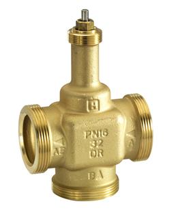 Resideo Kompakt-Dreiwegeventil V5833 DN 32, G2, Kvs-Wert 16, Messing, PN 16