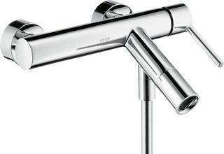 hansgrohe Wannen-EHM Axor Starck AP, Ausl. 200mm, m Hebel, brush. gol opt