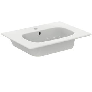 IS Möbelwaschtisch-Paket i.life A 64x46x64,5cm, 1 HL, Gr. chr geb., we m