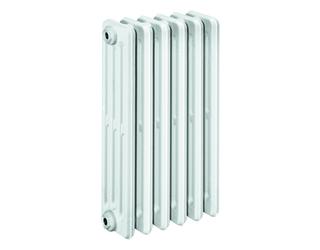 HG-TEC DIN-Gussradiator Berlin RAL 9010 7 Glieder BH 680 NA 600 BL 420 BT 160