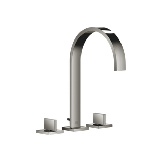 Dornbracht Dreiloch-Armatur MEM f WT, m Abl.garn, Ausl. 200mm, d. Chrome