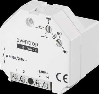 Oventrop UP-Funkempfänger R-Con 2P 230 V, Verdrahtung bauseits