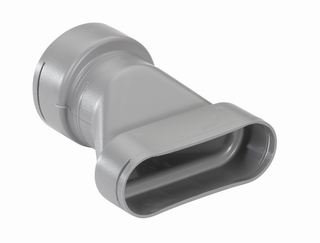 Zehnder Übergang flat 51 DN 90/75 a flat 51, m 3 DiR u 3 Fix-Sch