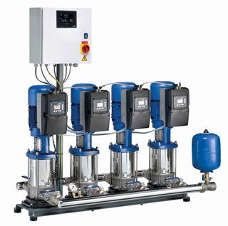 KSB Druckerh. DeltaPrimo SVP 4-02/12 mit 4 Movitec, 1,10 kW, Zulauf M