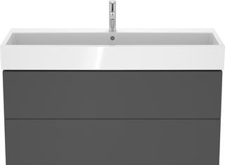 DU WTU L-Cube 544x1184x459mm 2 Schubkästen, Graphit Matt ES Ahorn