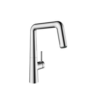 KWC Spültisch-Einhebelmischer KIO Ausl. 220mm, vc, Heb. seitl., Brause