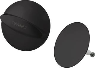 hansgrohe Fertigmontageset Flexaplus Ab- und Überlaufgarnitur, mattschwarz
