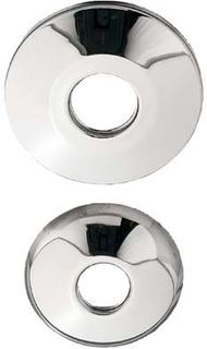 HAAS Schraubrosette 3/4"xd= 57x10mm, Messing verchromt