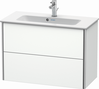 DU Waschtischunterbau XSquare, 2 Schubk. 560x810x388mm, Weiß Matt ES Ahorn