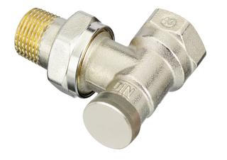 Danfoss RLV-S 15 Rücklaufverschraubung R 1/2, Eck, absperrbar
