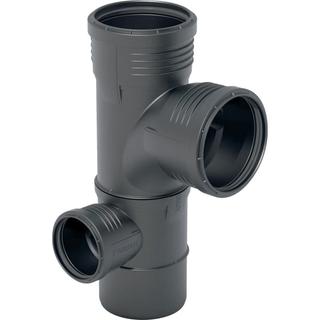 Geberit Kombibogeneckabzweig Silent PP DN 110/110/75, 87,5Gr, li, schallopti.