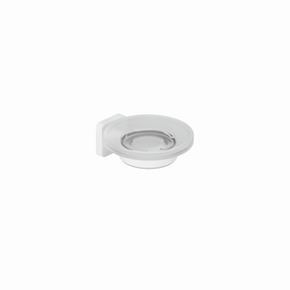 Kludi VELA S Seifenschale Schale aus satiniertem Glas, mattweiß