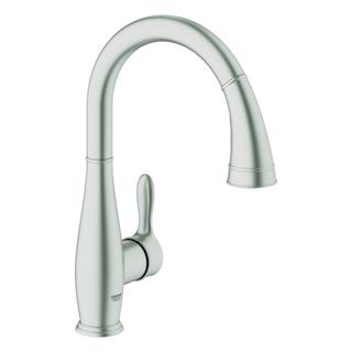 GROHE SPT-EHM Parkfield supersteel, herausziehbare Spülbrause