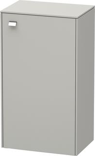 Duravit Halbhochschrank Brioso indiv., Tür rechts, chrom/Betongrau matt