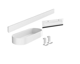 hansgrohe Duschset WallStoris Wandmontage, aus Kunststoff, mattweiß