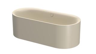 Badewanne BetteLux Oval Silouette-3466 beige, 180x80x45cm, freistehend