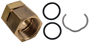Wolf Anschluss-Set Wellrohr DN32 Rp 1 1/2", für Hauseinführungen