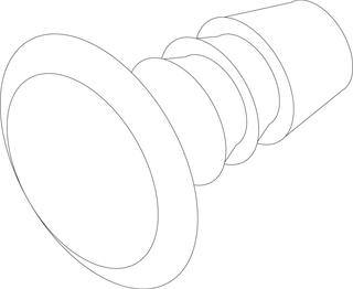 BOSCH Ersatzteil TTNR: 8738804979 Stopfen Luftklappe (10x) everp