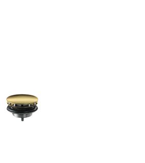 hansgrohe Ablaufgarnitur n. verschließb., f WT, pol. gold optic