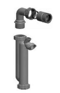 Remeha Siphon ELW für Abgasschalldämpfer