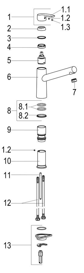 Artikelbild 3 des Artikels „Schulte SPT-EHM alpha_350 Ausladung 210mm, schwenkbar, verchromt verchromt“