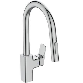 IS Spültisch-Einhebelmischer CeraPlan A 216mm, hoh. Rohrausl., 2-Fkt.-HBR, ch
