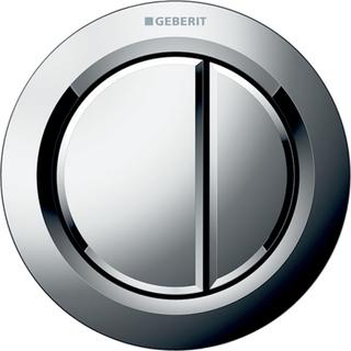 Geberit WC-Steuerung Typ 01 pneu, 2-Mg., Möbeldrücker, KS, hgl-vc