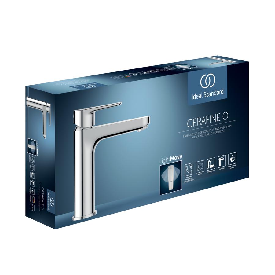 Artikelbild 3 des Artikels „IS WT-Einhebelmischer Cerafine O Grande A 125mm, BS, m Met-Abl, verchr. BlueStart, mit Metall-Ablaufgarnitur | chrom“