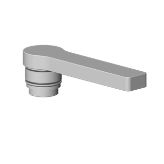DO Auslauf ERSATZTEILE 90119600400 59 x 53 x 185 mm Chrom