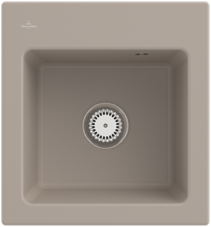 V&B Spüle Subway 45 XS m Abl.garn, Hand., almond CeramicPlus