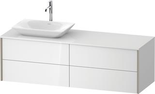 Duravit Waschtisch-Unterschrank XViu 160x55x50,9cm, 4 La, C m, B li, we hgl