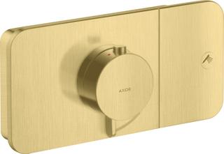hansgrohe Fertigmontageset Axor One UP-Thermostat., 1 Verbr., brushed brass