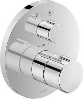 Duravit Fertigmontageset C.1 UP-Br-THM, r, 2 Verb, Ab- u Umst-V, chr
