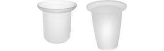 ASW Ersatzglas Serie 8000 Opalglas, rund, zu Bürstengarnitur