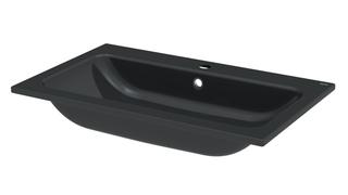 Einbau-Waschtisch BetteOne A139 80x49,5cm, HLW1, schwarz