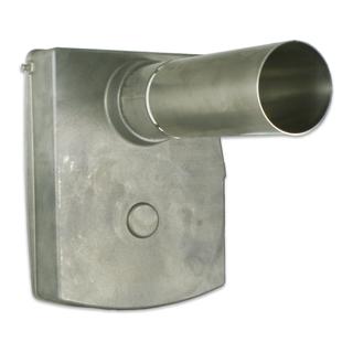 MHG Gehäuse m.Brennerrohr 180 mm RE 1.4-5LN, MAN-Ausführung