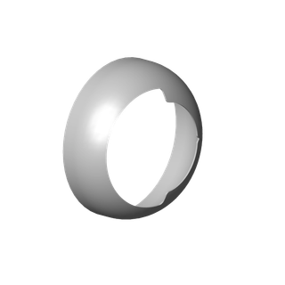 DO Haube ERSATZTEILE 092830036 D 46 x 18 mm Chrom gebürstet