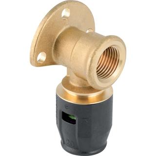 Geberit Anschlusswinkel PushFit d= 20mmxRp 1/2, 90Grad, 3,6cm, Messing
