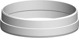 ATEC Adapter PolyTwin 15mm, DN 80/125, PP, weiß