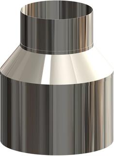 ATEC Mündungsabschluss DN 110/160, PP, Edelstahl blank