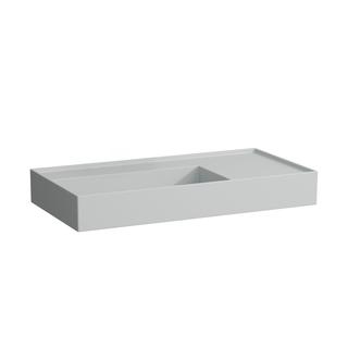Laufen Aufsatzwaschtisch KARTELL 90x46cm, Ab re, o. ÜL, o. Hahnl., gr. ma