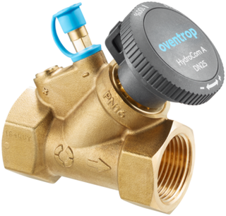 Oventrop Strangabsperrventil HydroCom A DN 20, Rp 3/4, PN 16, beids. IG, Messing