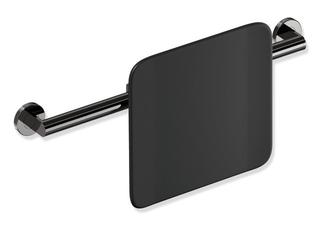 HEWI Rückenstütze System 900 Lehne a schw. Kunstst., SW-chrom gl
