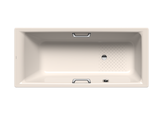 Kaldewei Badewanne PURO STAR 690 170x70cm, ÜL seitl., Antislip, pergamon